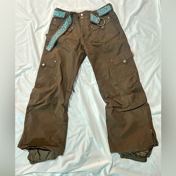 Vintage Burton Snowboarding Pants, size women's Medium, - Picture 1 of 4